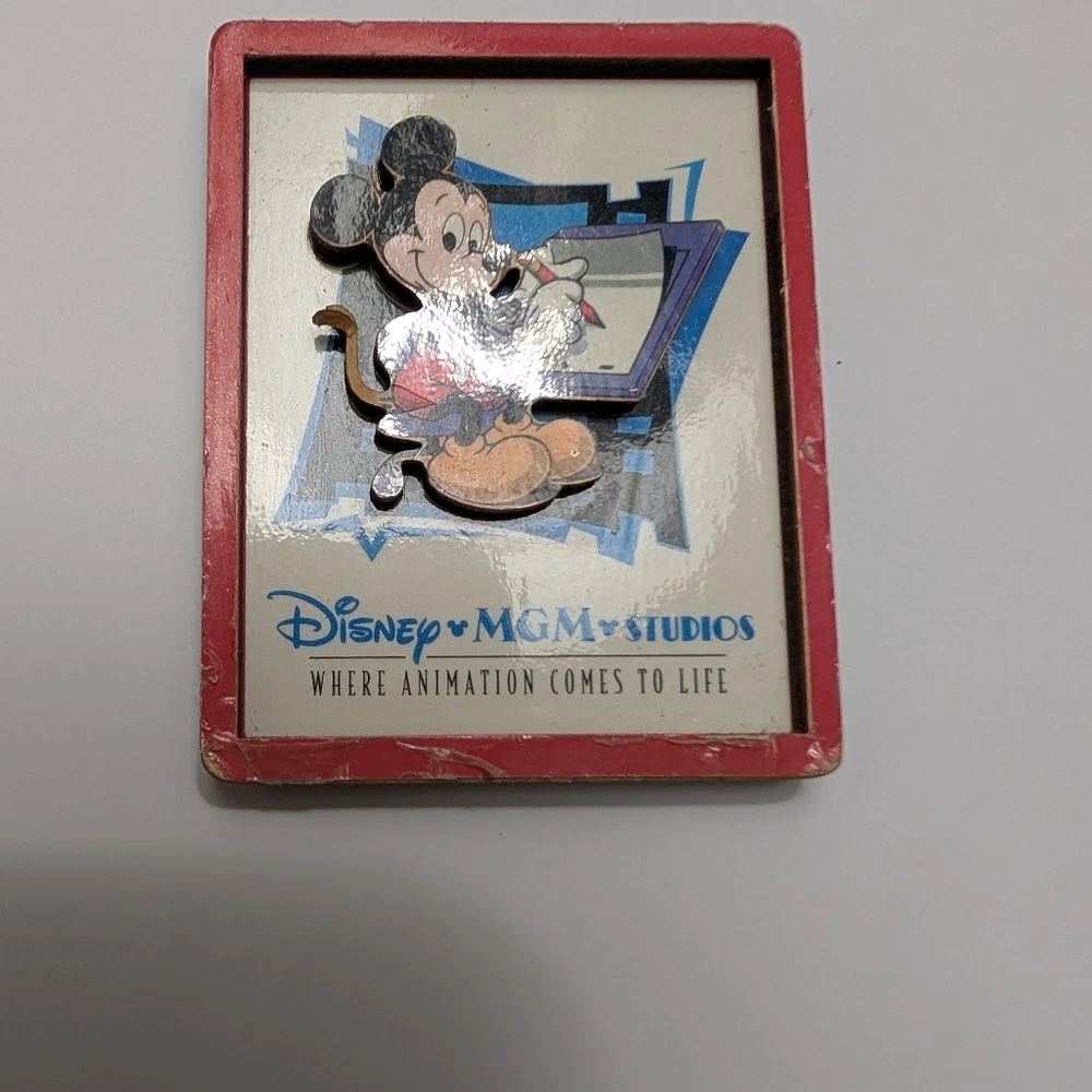 Disney MGM Studios Fridge Magnet Souvenir Mickey Mouse Animation Come To Life